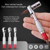 Double Ended Ratchet Wrench Tool Ergonomic Nonslip Handle 1/4" Drive Ratchet HandleFor Home Workshop Use
