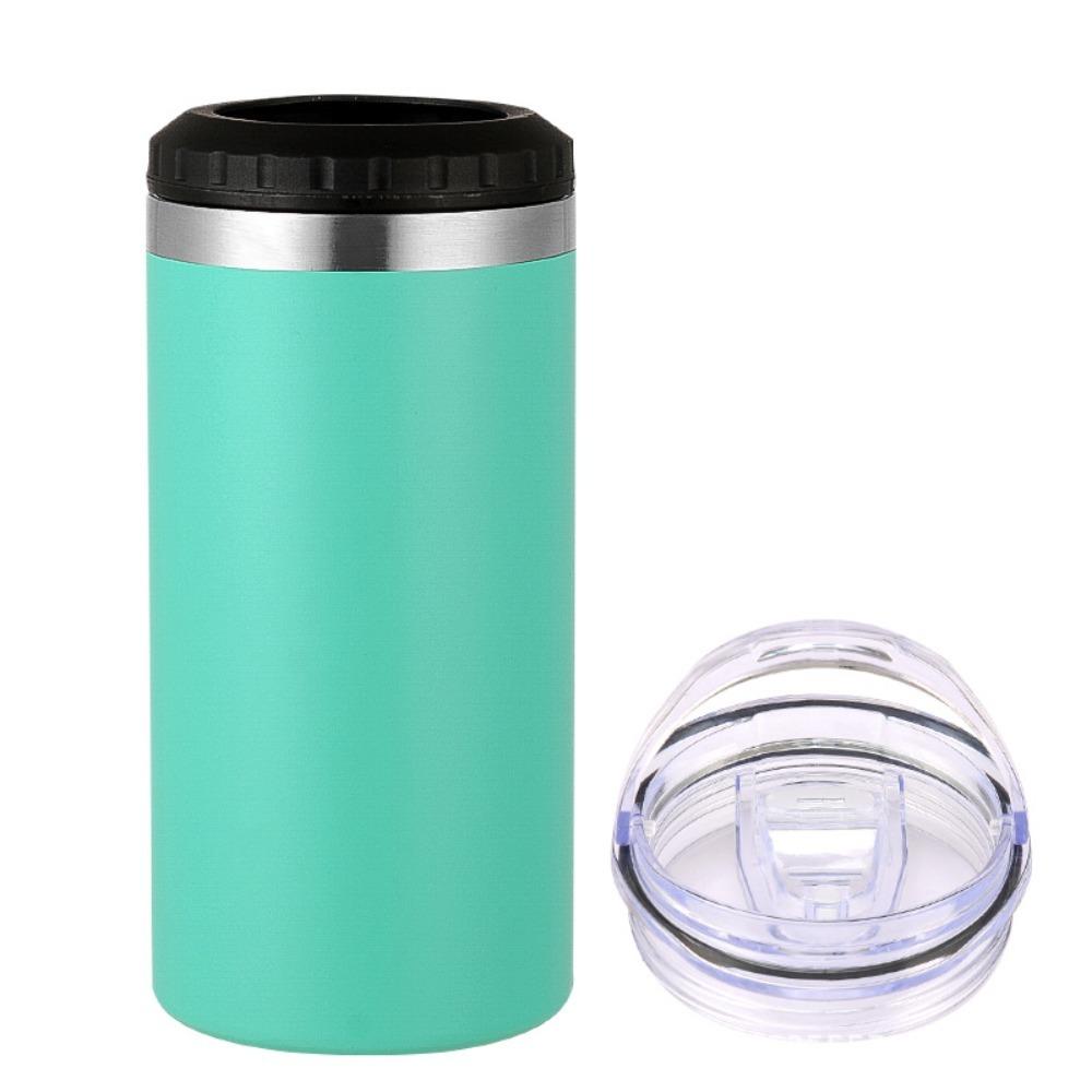16oz Beer Cooler Mug Stainless Steel Cola Can Cooler Beer Thermal Insulation Mug  Summer