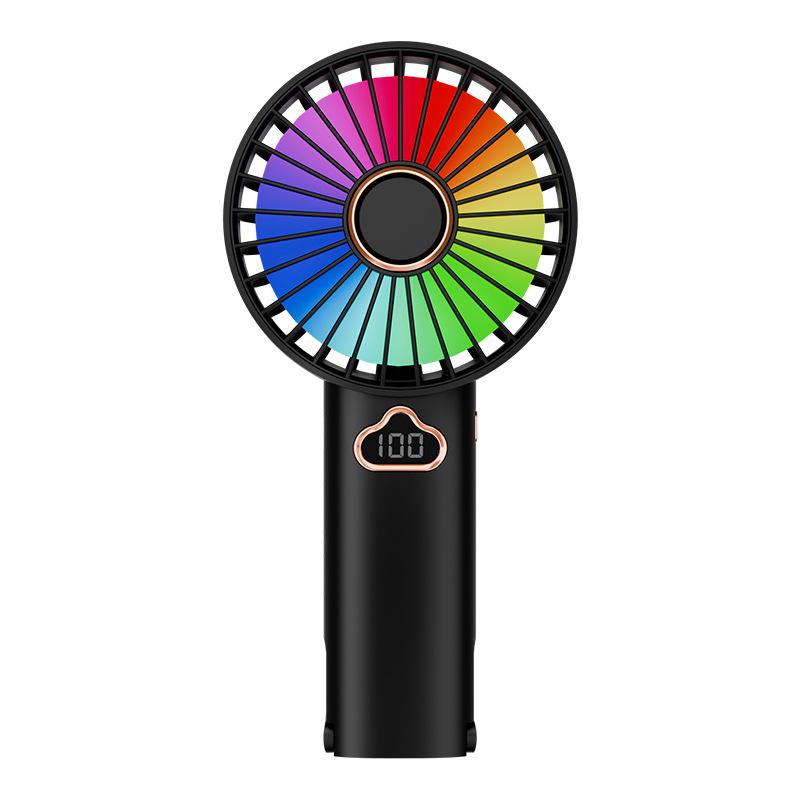 

Silent USB Rechargeable Handheld Fan with Long Battery Life & Digital Display 224*91*43 mm