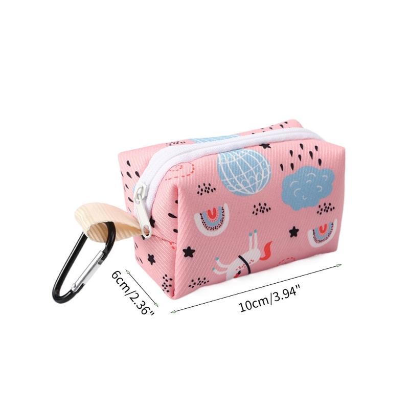 Pet Cat Pick Up Poop Bag Dispenser Portable Dog Poop Waste Bag Holder Outdoor Pet Supplies Garbage Bags Organizers