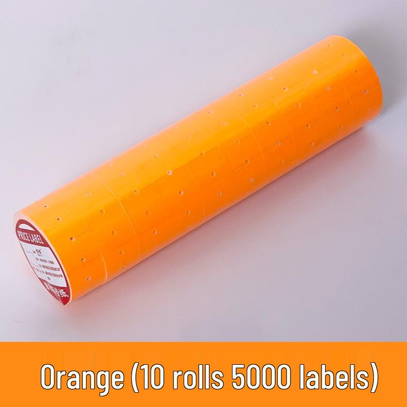 Single Row Price Labels & Coding Paper Tags - 10 Rolls, Free Shipping