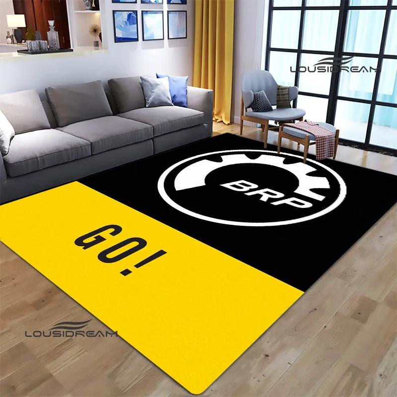 Can-AM Motorrad-Logo bedruckter Teppich, rutschfester Teppich, Anime-Teppich, Küchenmatte, Teppiche für Wohnzimmer, Schlafzimmer, Dekoration, Geburtstagsgeschenk