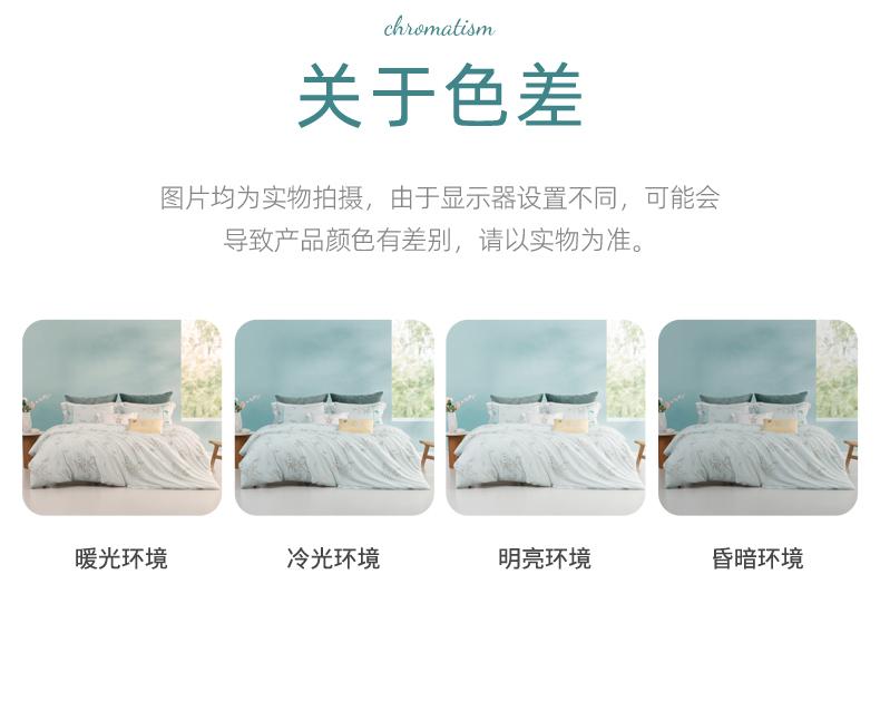 Cotton Printed Spring and Summer Countryside Style Pure Cotton Flower Three or Four Piece Set Bedding