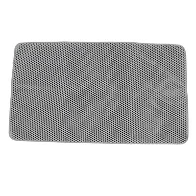 45.67 X 25.98in Cat Litter Mat EVA Anti Slip Water Resistant Easy To Clean Pet Litter Trapping Mat
