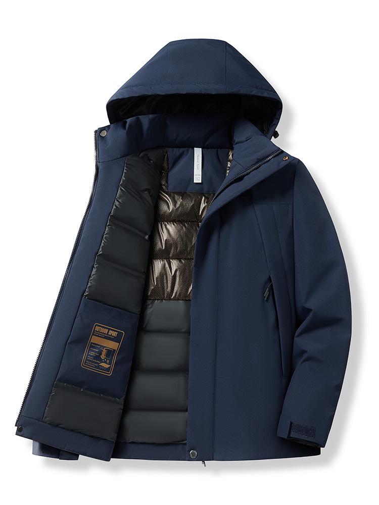 Camel HJCAMEL Windproof Waterproof Couples Cotton Windbreaker Jacket for Autumn & Winter Mountaineering