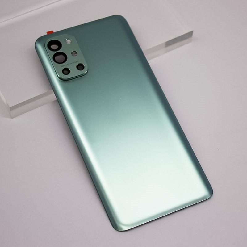 New Back Cover For Oneplus 9R 1+ 9R Rear Glass Battery Housing Door Panel Repair For One Plus 9R With Camera Lens