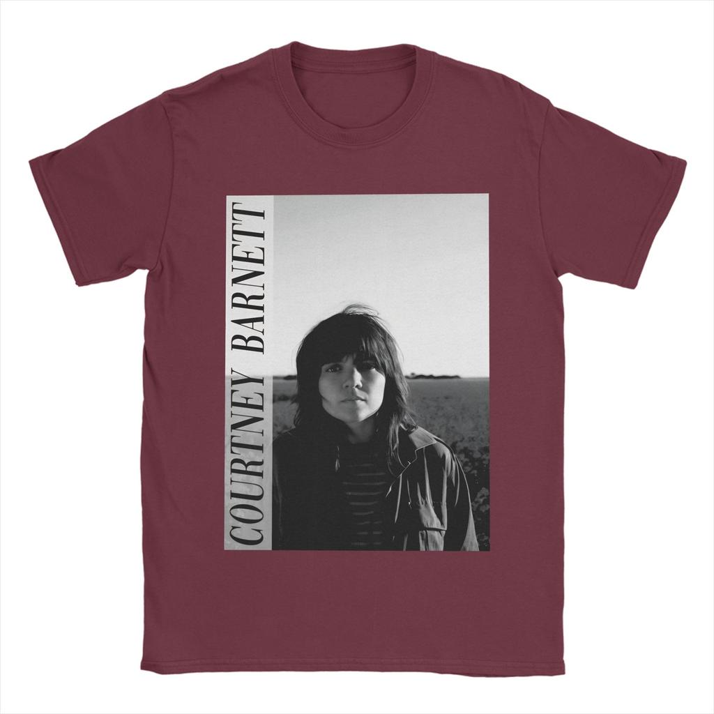 Courtney Barnett Australian Singer TShirt for Unisex Vintage 100 Cotton Tees Crew Neck Short Sleeve T Shirt Graphic Clothes