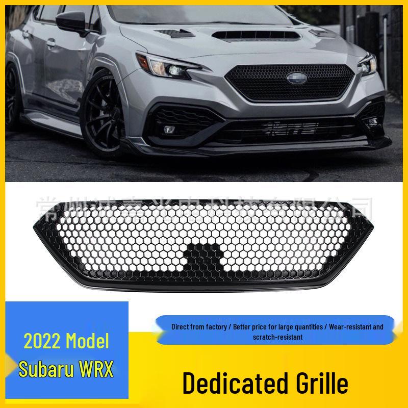Pearl Black Front Grille for 2022 Subaru WRX Sport (No Logo)