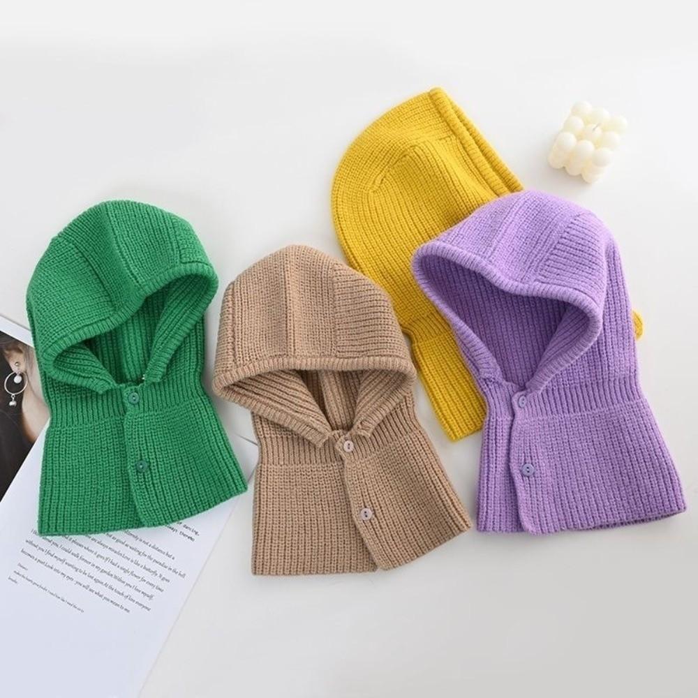 Warm Winter Hat Coldproof Beanie Cap Cute Kids Balaclava Hat Newborn Toddler