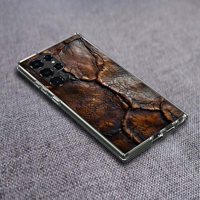 

Crocodile Skin Phone Case For Samsung Galaxy S24 S23 S21 S20 FE S22 S26 Ultra S25 Edge S10 Plus Cover Clear TPU Capa Shell Coque Samsung S23 Plus