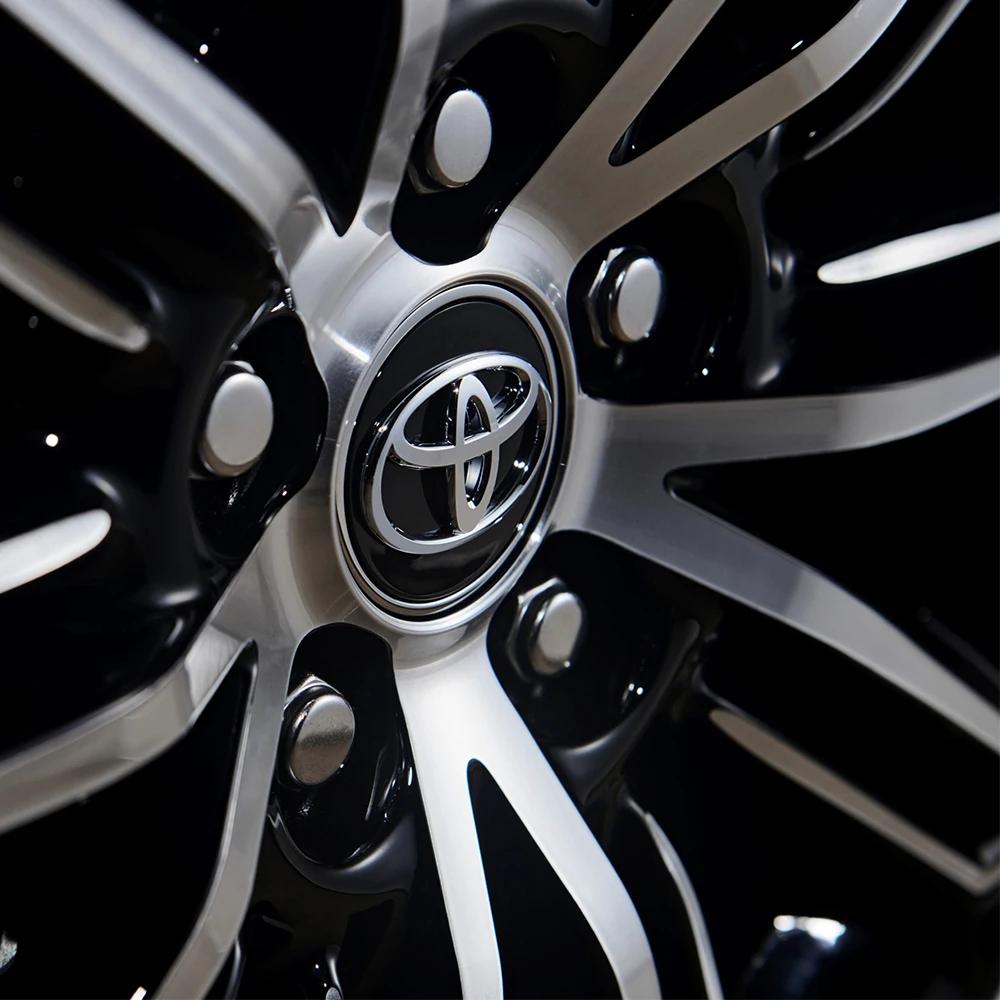 Toyota 2026 Neue Radkappen 56/62mm Auto Radnabenabdeckung Dekoration Abzeichen Auto Radkappen Toyota C-hr Rav4 Mira Auto Aufkleber