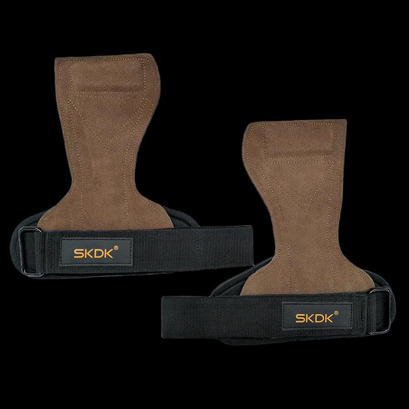 WEZHO Cowhide Lifting Straps & Palm Protector