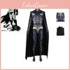 O Cavaleiro das Trevas Batman Bruce Wayne Macacão com Capa Fantasia de Halloween