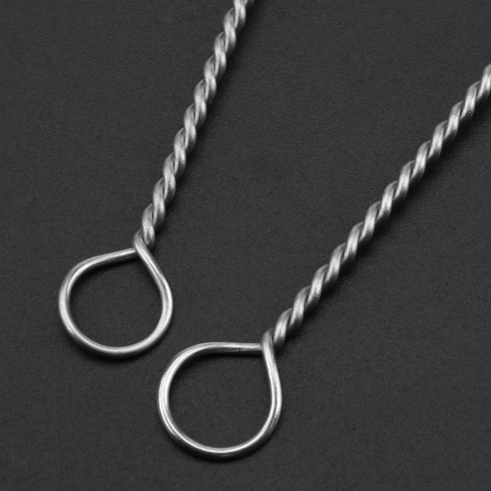 2Pcs Set Filter Brush Cleaning Brush Stainless Steel Fish Tank Brush Tube Brush  Fish Tank