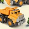Inertia Excavator Bulldozer Models Plastic Car Classic Construction Model  Boy Children