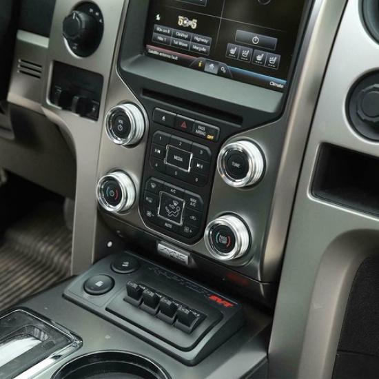 8X Air Condition Volume Rearview 4WD Switch Knob Covers for Ford F150 2013 2014