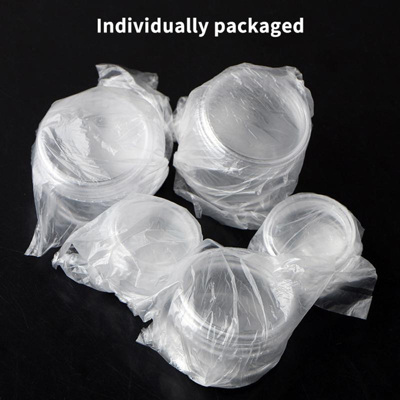 3G 5G 10G 15G 20G Cosmetic Cream Jar Empty Clear Eyeshadow Nail Glitter Lip Balm Container Makeup Sample Pot Bottle Plastic