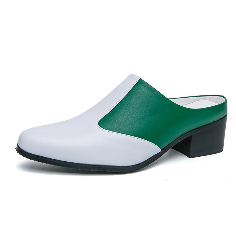 

Горячая Распродажа Модная Зеленая Мужская Деловая Рабочая Обувь Европа Америка Высококлассная Банкетная Нарядная Обувь Остроносые Мужские Лоферы 46