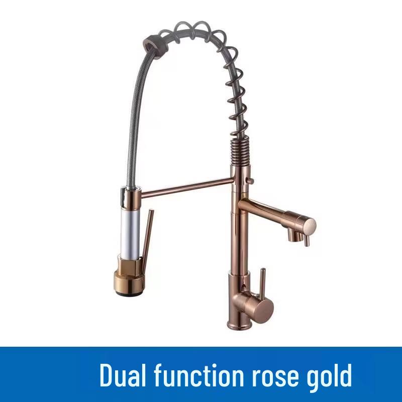 OEING Stainless Steel Pull-Out Kitchen Faucet