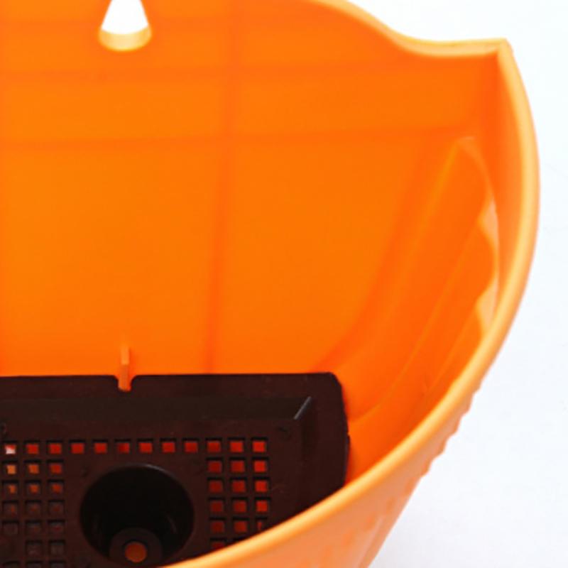 Flower Pot Exquisite Wall-Mounted Plastic Wall Hanging Basket Flowerpot For Outdoor Garden Balcony Planter Bucket Home Decor