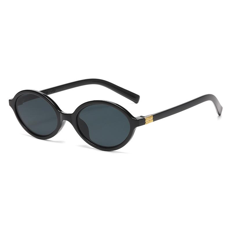 Zhang Yuanying Retro Oval Leopard Print Small Frame Glasses for Women (Compatible with Myopia and Plano Lenses)