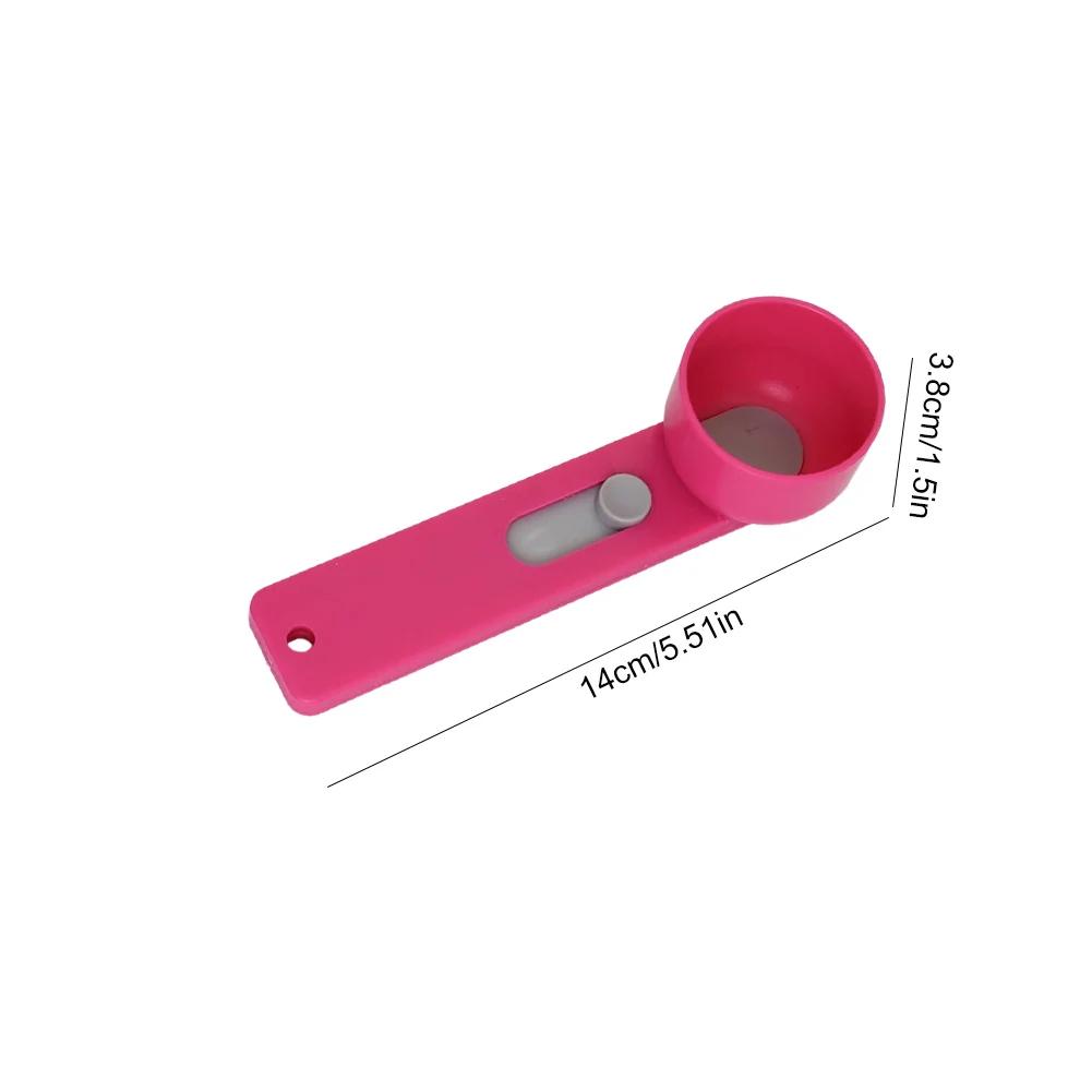 Slideable Measuring Funnel Multi-Purpose Creative Measuring Funneler Mess-Free Sliding Spoon for Cooking Baking Drinks Spoon