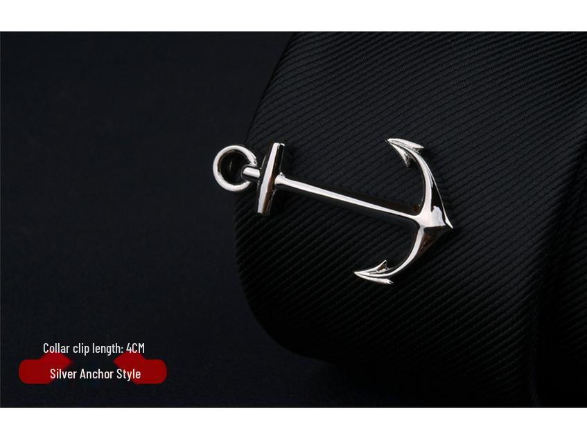 Męski srebrny klips do krawata: Elegancki dodatek biznesowy