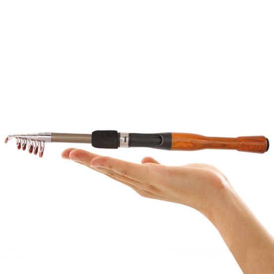 n/a Canna da pesca telescopica in carbonio corta Azione rapida Canna da ultraleggera per carpa da surf Tasca da viaggio