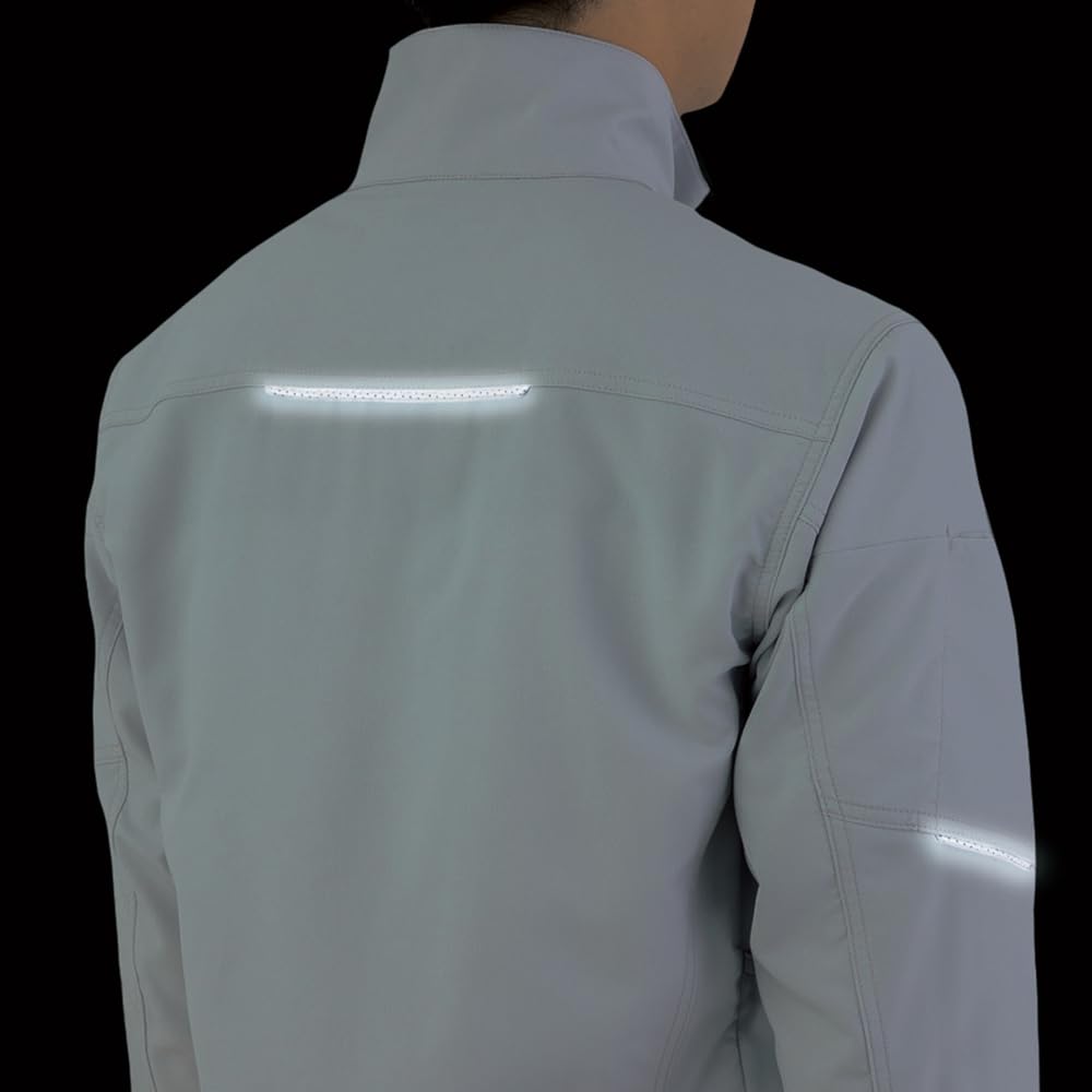 [COCOS Nobuoka] AE-9160 BOTTLE TECH® Eco Stretch Blouson, Blue (Charcoal), Size S