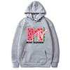 MTV Music Television Watermelon Potlač Mikiny s kapucňou Módna mikina Hip Hop Ležérne Unisex Jesenné Zimné Flísové Topy Sudaderas