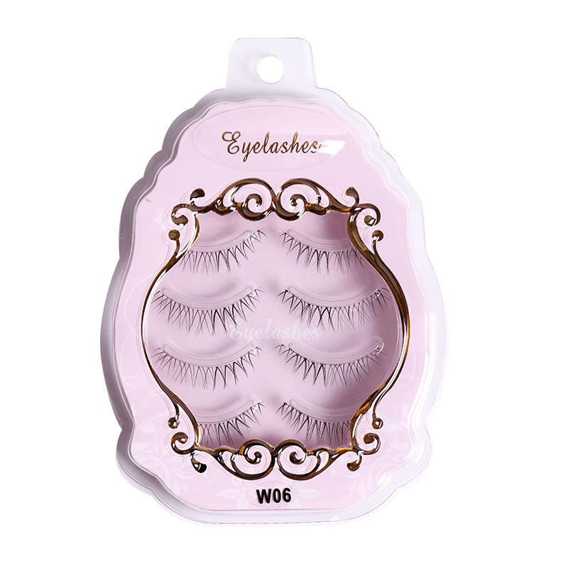 Little Devil Sharpened False Eyelash Powder Boxed, Natural Thick And Slender Eyelashes, Nude Makeup, Pseudo-Plain Eyelashes