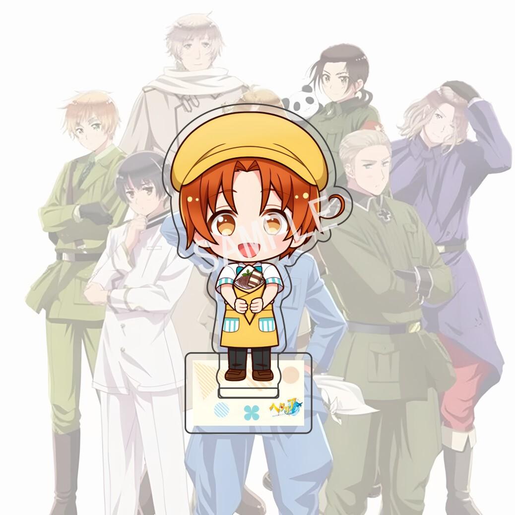

Anime Hetalia: Axis Powers 10cm Acrylic Cute Character Alfred Feliciano Ludwig Kiku Arthur Ivan Francis Yao Standing Model Gift 10 cm