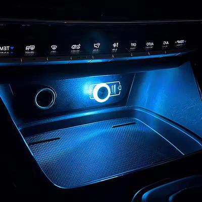 Luz Ambiental USB Portátil para Coche Mini Luces LED Decorativas de Atmósfera Para Luz Ambiental Interior de Automóvil Luz de Ordenador Plug and Play