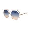 Chloe Geometrische Rahmen Sonnenbrille Damen Sonnenbrille CH0008SA-002