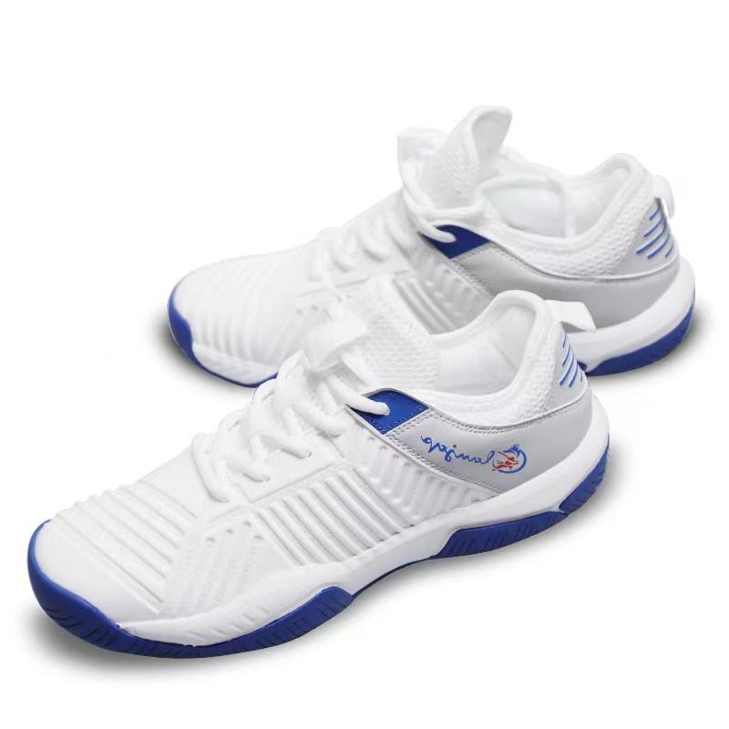New Color Blue Adult Fencing Shoes Non Slip Indoor Breathable Fencer Sneakers Size 31-45 Men Women Table Tennis Badminton Shoes