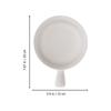 Ceramic Salad Bowl Green Cooking Pan Handle Ovenware Kitchen Noodle Bowl Breakfast Pot Small Milk Warming Household
