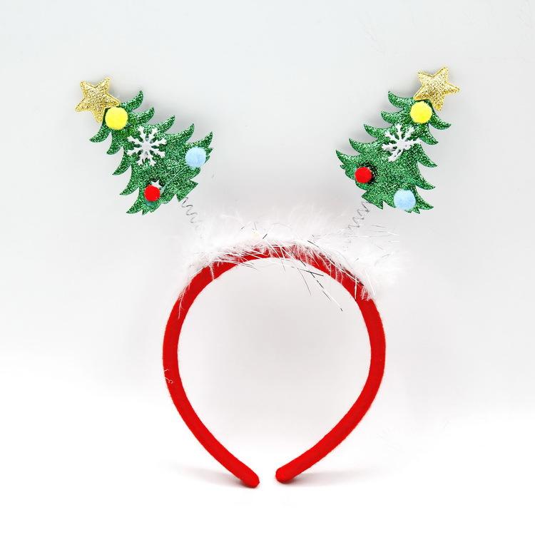 Christmas Antler & Snowman Headband, Elk Headwear for Adults Kids, Christmas Party Decorations