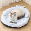 Summer Pet Cooling Pad Ice Silk Breathable Dog Cat Bed Anti-Heat Oval Mat For Small Medium Large Pets With Non-Slip Base