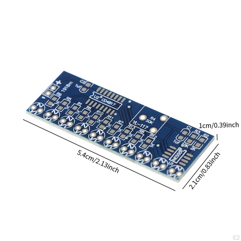 Ne555+CD4017 LED Water Light Module Electronic Components Running Circuit Board for
