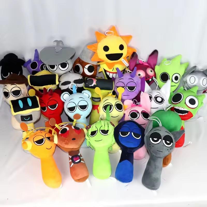 New Sprunki Plush Horror Game Toys Cartoon Cute Soft Stuffed Pillow For Kid Birthday Christmas Gift Stuffed Children Dolls