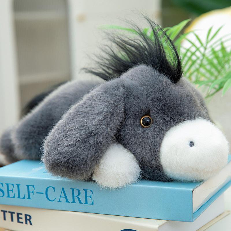 Cute Small Donkey Plush Pillow - Sleep and Hug Toy for Kids and Girls