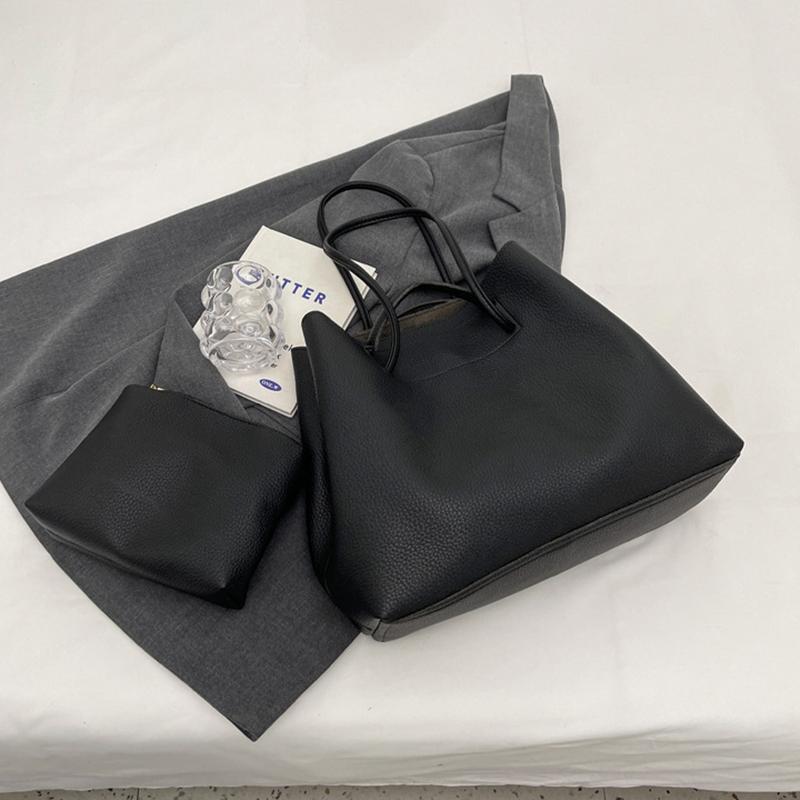 Yogodlns Vysoce kvalitní velkokapacitní taška typu bucket pro ženu, nová módní texturovaná ruční taška přes rameno pro každodenní nošení do práce a z práce, podpažní taška tote