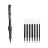 11 Pack Elastic Barrels Technology Gel Pen Soft Nonslip Grip Quick Dry Ink Great For Prolonged Writing Comfort Students