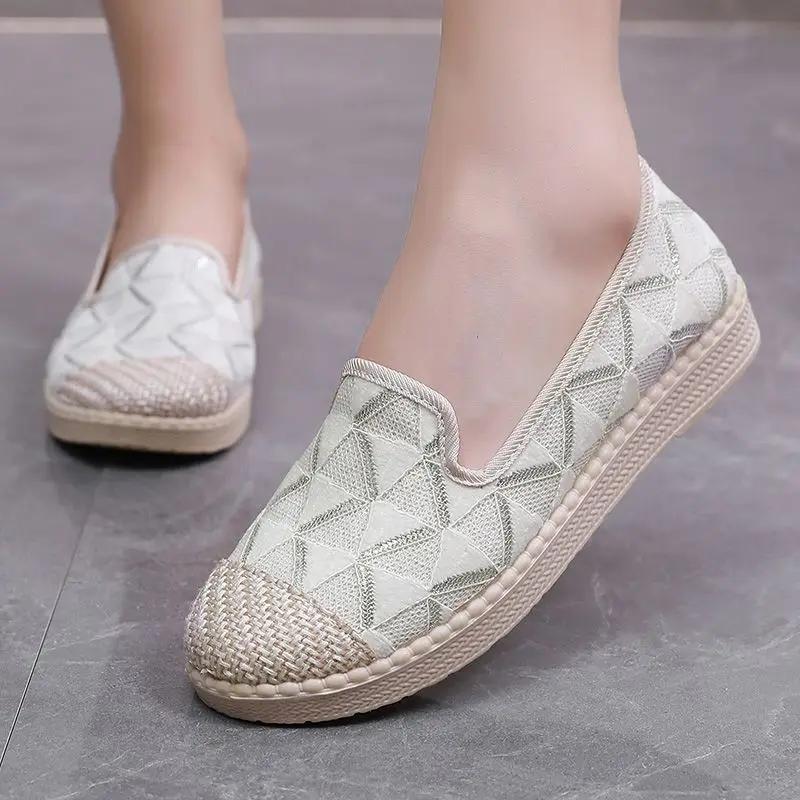 

Fashion Summer New In Offers Slip On Ladies Footwear Y2k Fashion Designer Luxury Walking Casual Offer Daily Routine 2025 Women s Shoes 41