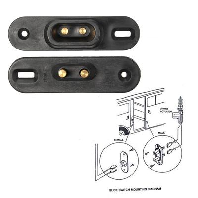 4X 2X Schiebetür Kontaktieren Schalter Van Alarm Zentralverriegelung Systeme Mit Montage Vorlagen Crimp Terminals Für VW Für FORD