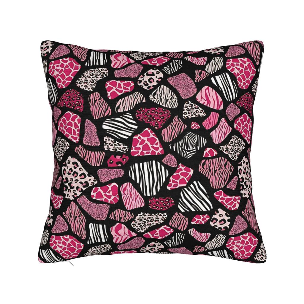 Animal Print Pillow Case Soft Pillow Cover For Sofa Home Decor Novelty Pillowcases