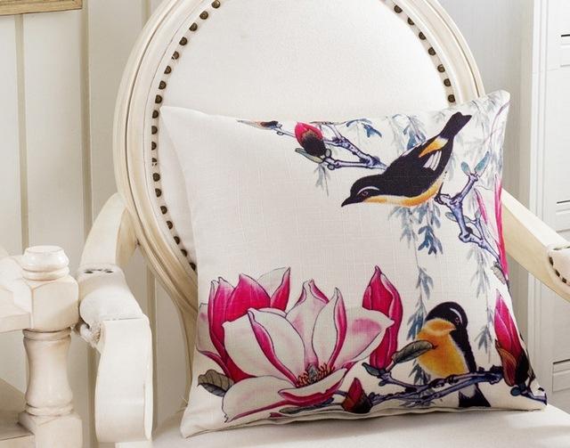 Ink Wash Style Patterns Throw Pillow Cover With Short Plush Print For Living Room Sofa Decoration Cushion Cover Pillow Covers