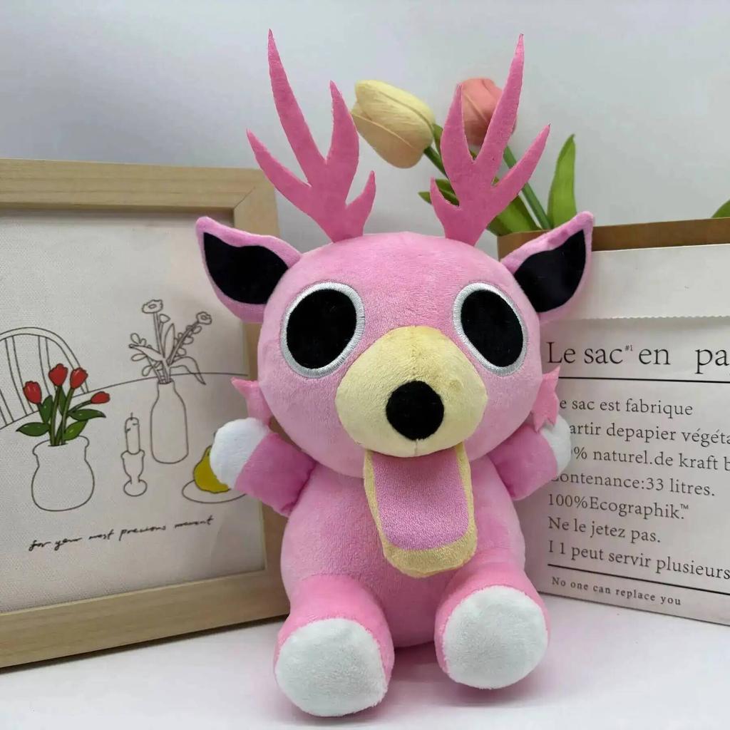99 Nights Forest Plush Toys Sitting Standing Elk White Owl Stuffed Doll Pillow Gift For Kids