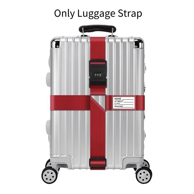 Durable Luggage Strap Cross Packing Belt Secure Travel Bag Protective Tightening Reinforcement Rope