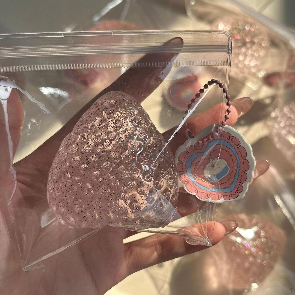 Soft Strawberry Toy Funny Cute Basket Filler Novelty Party Favors Relaxing Portable Fruit